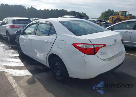 2016 Toyota Corolla Le from USA, damaged, VIN 2T1BURHE7GC573480
